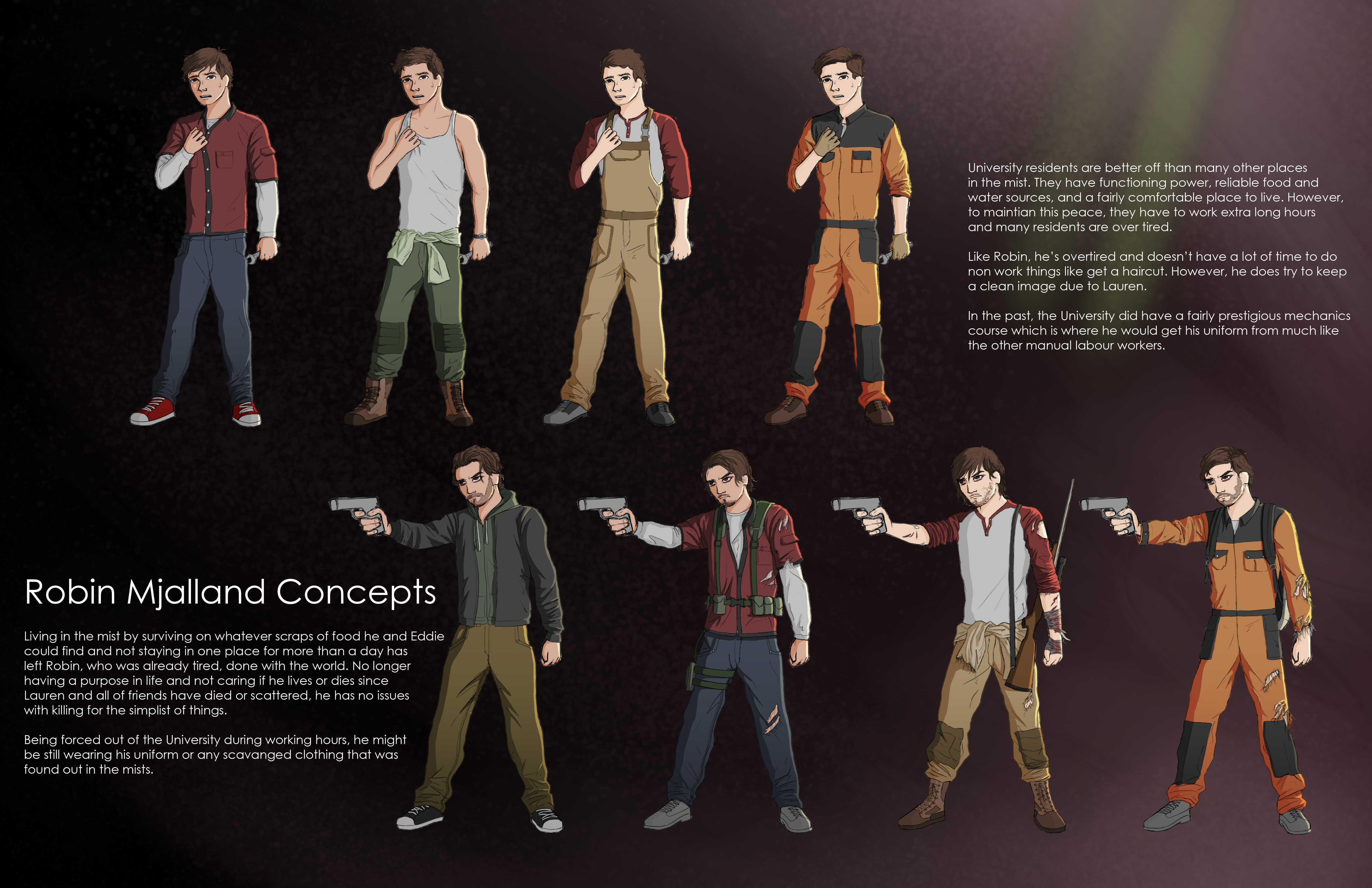 Main character 1 costume exploration