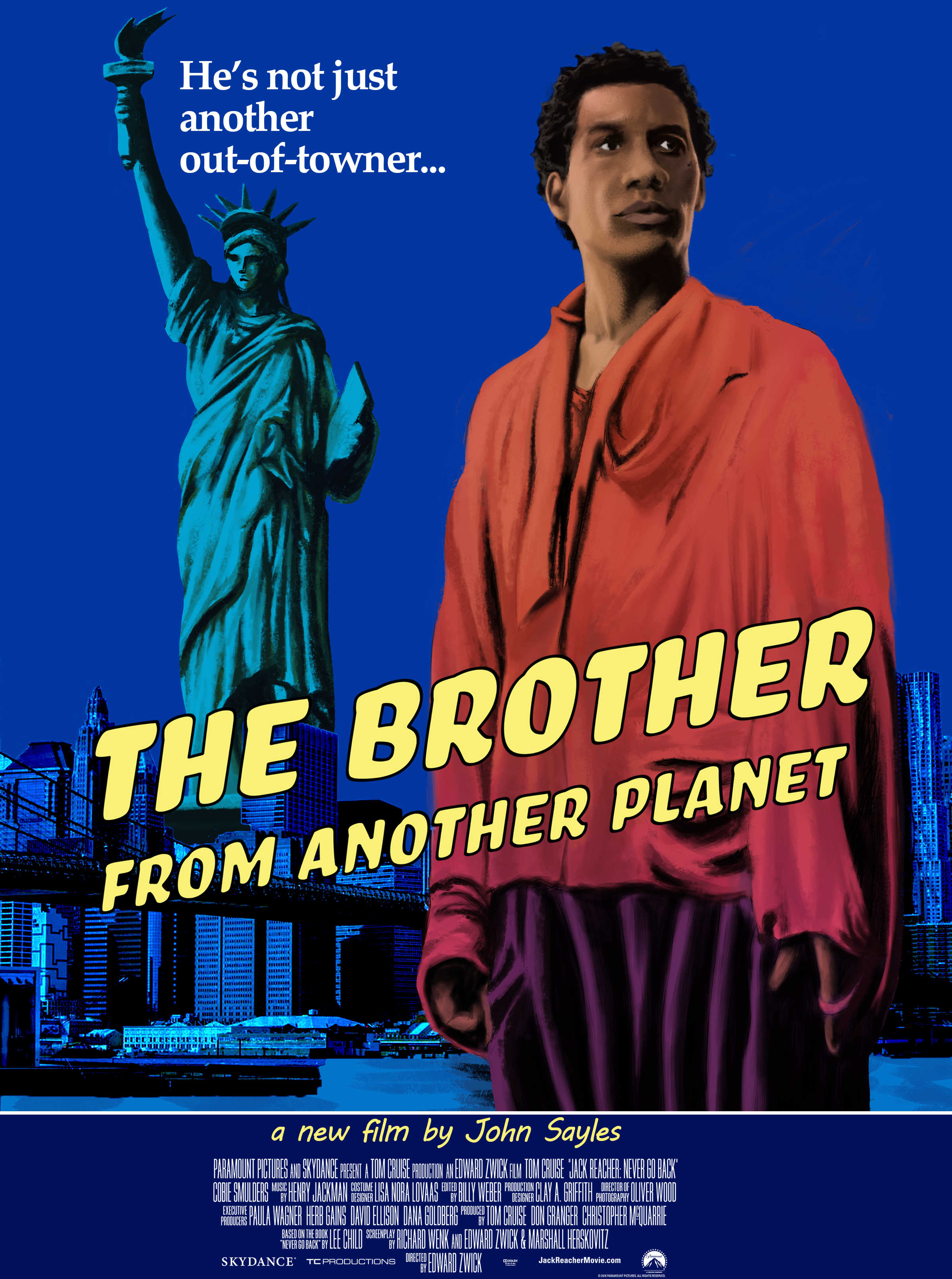 The Brother from Another Planet recreation poster