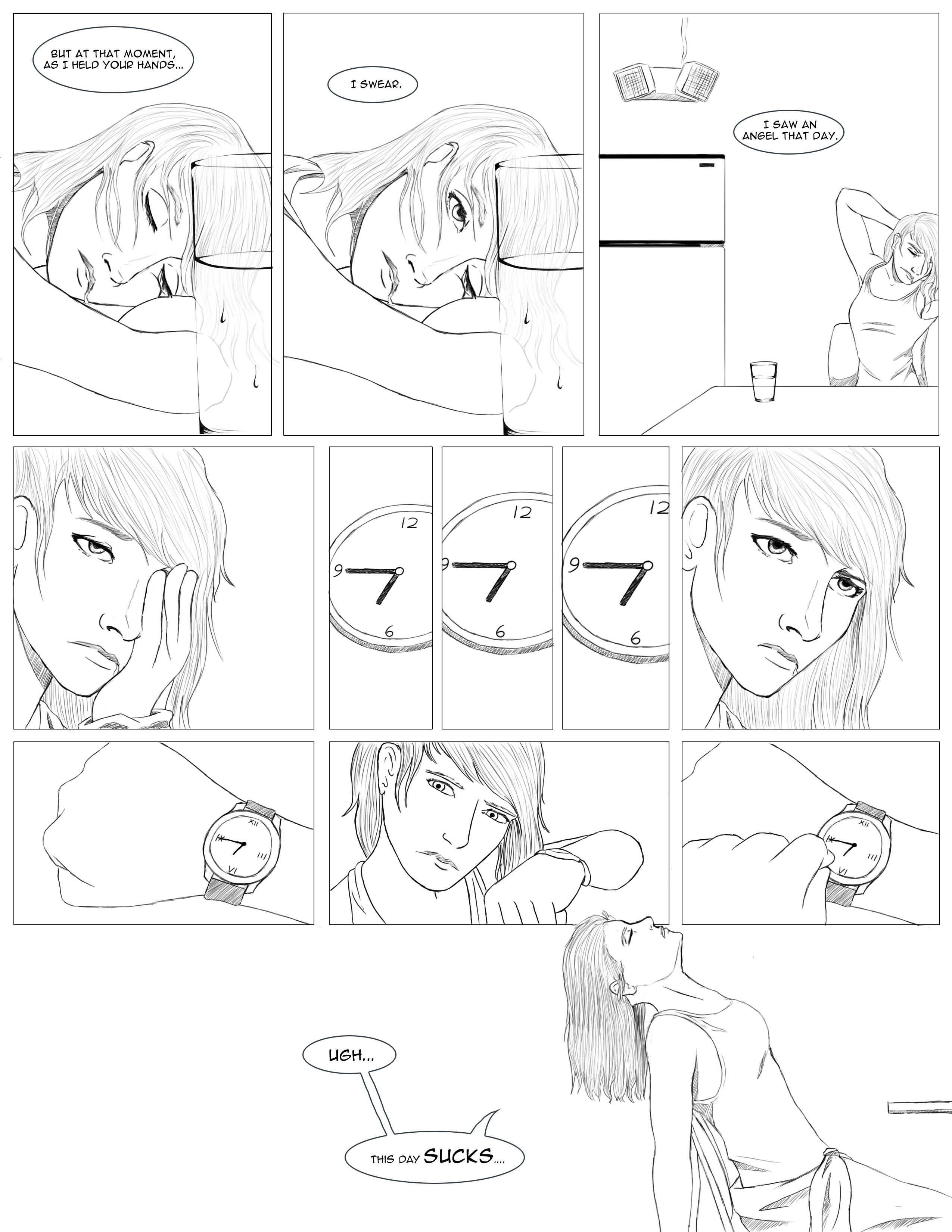 Page 2 of the Angels concept comic