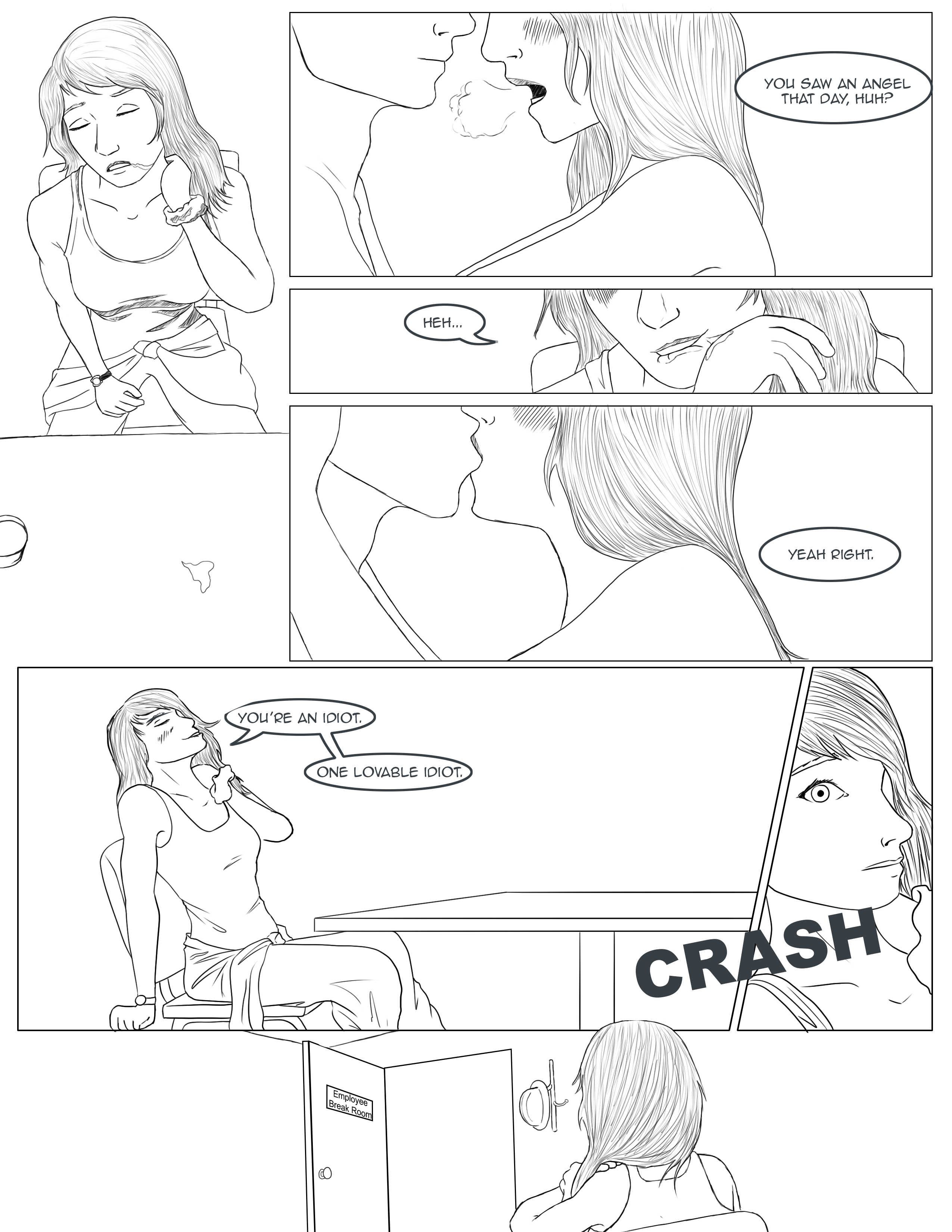 Page 3 of the Angels concept comic