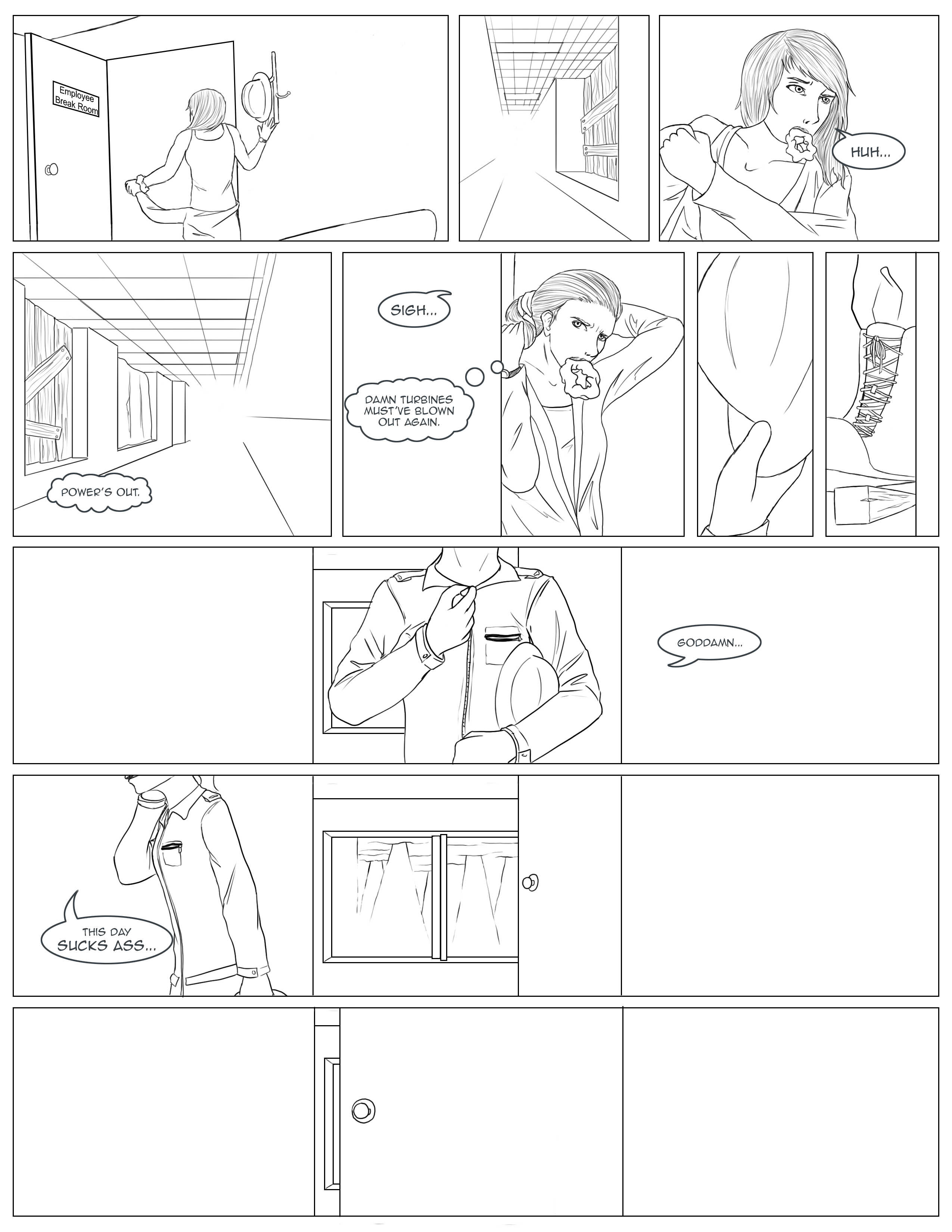 Page 4 of the Angels concept comic