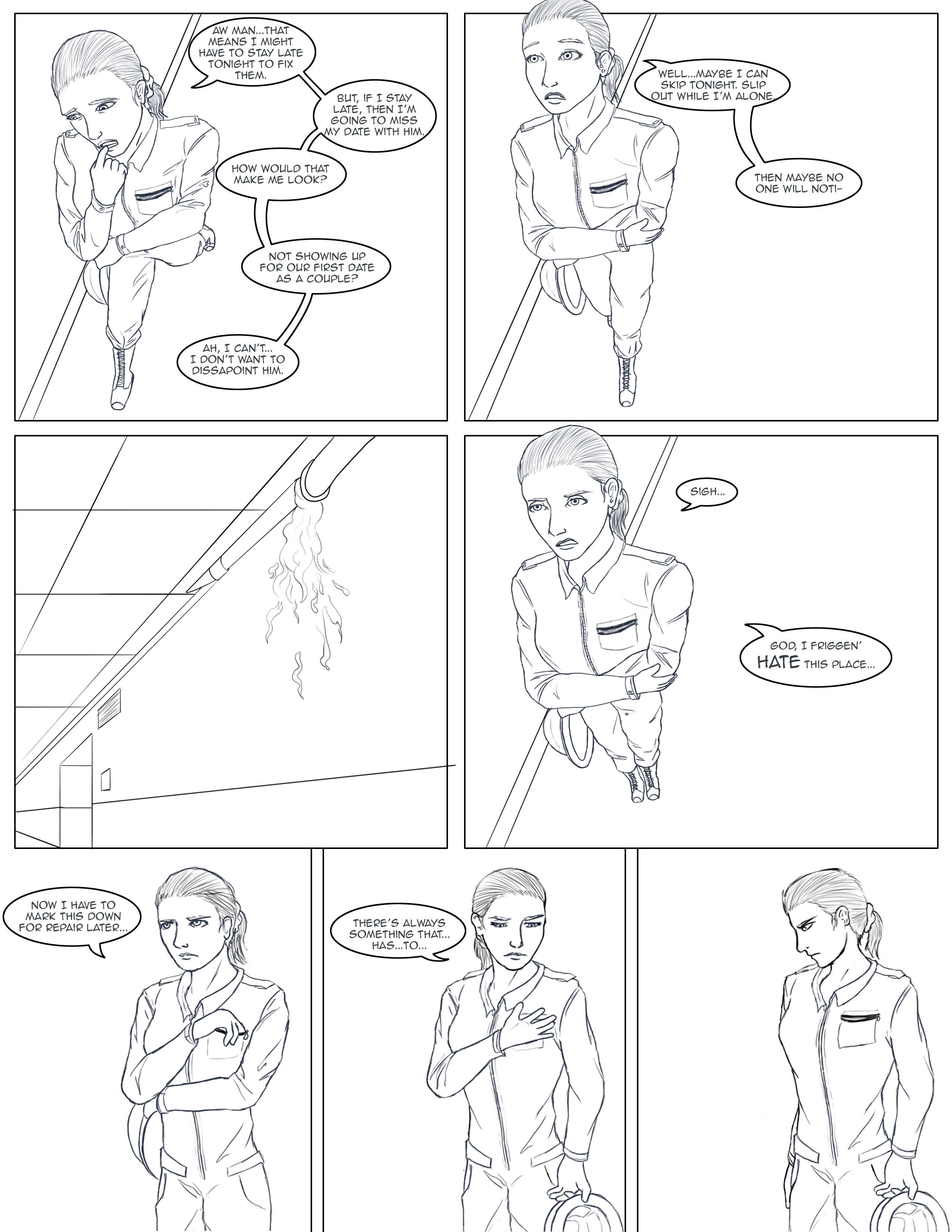 Page 5 of the Angels concept comic