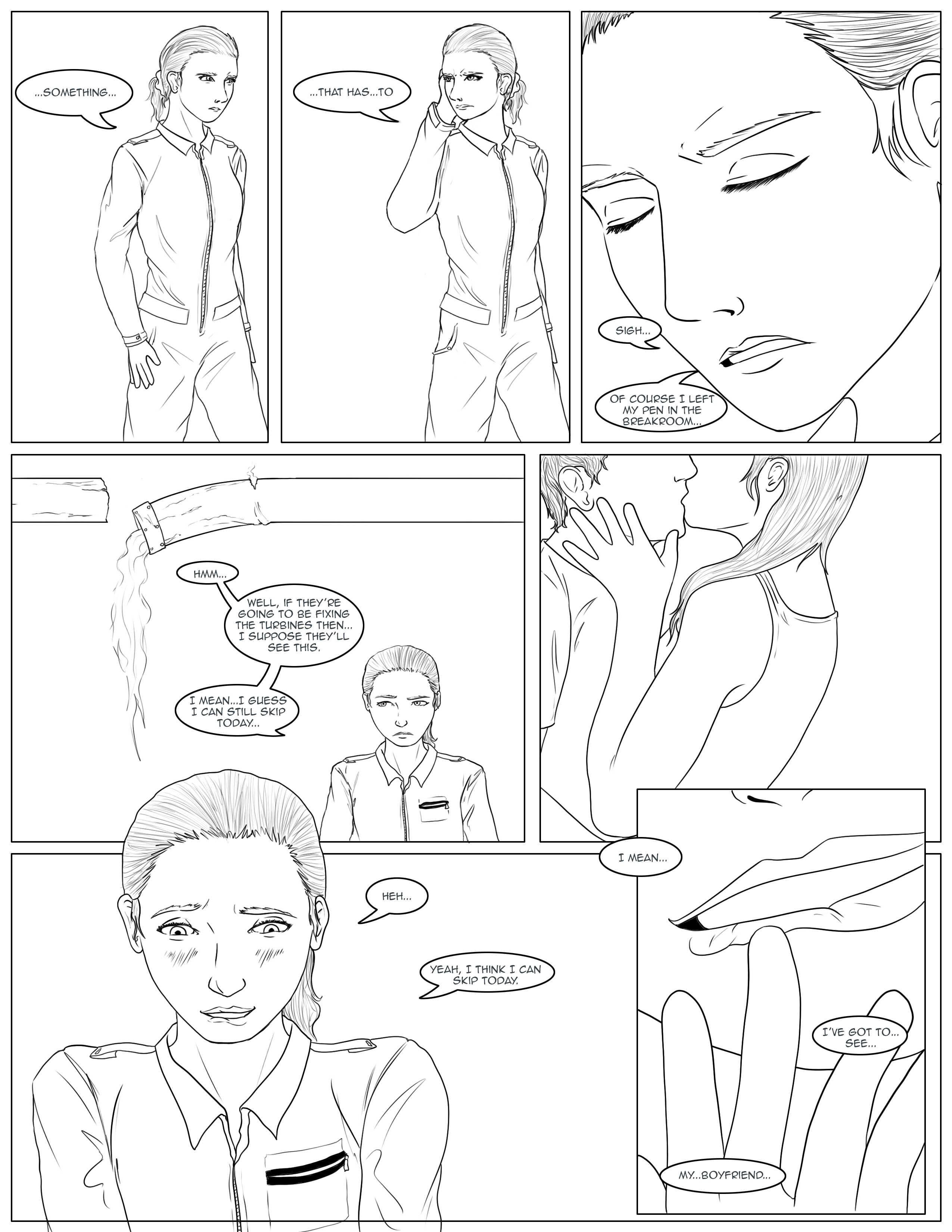 Page 6 of the Angels concept comic