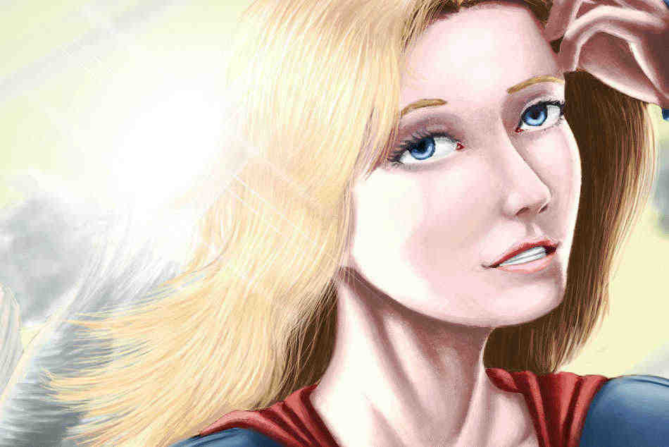Portrait of Supergirl